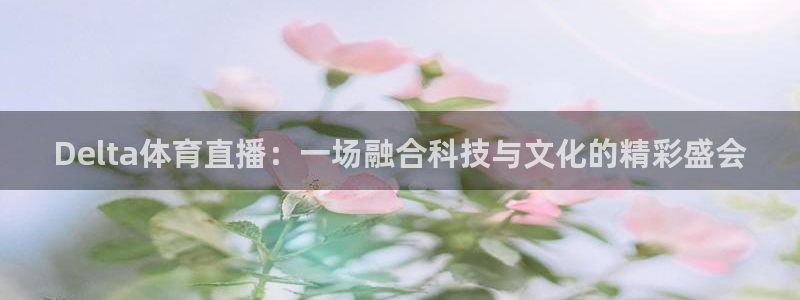 Delta体育直播：一场融合科技与文化的精彩盛会