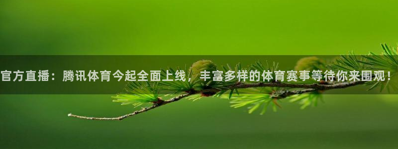 官方直播：腾讯体育今起全面上线，丰富多样的体育赛事等待你来围观！
