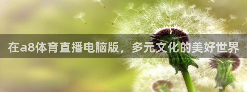 在a8体育直播电脑版，多元文化的美好世界